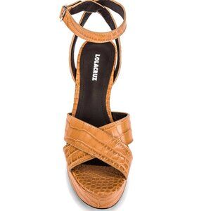 Lola Cruz Crion Platform Sandal in Tan - size 38